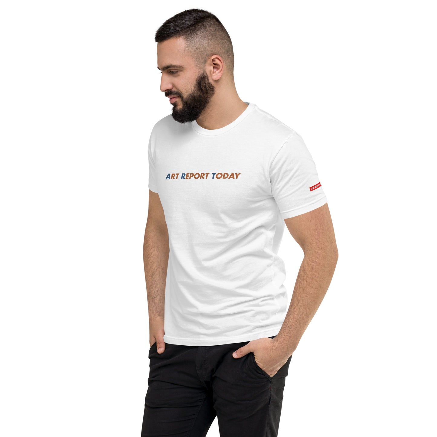 Art Report Today Men's Fitted Short Sleeve Tee