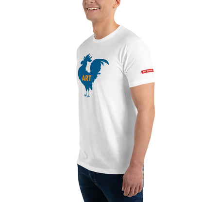 Art Rooster! Men's Fitted Fine Fashion Tee