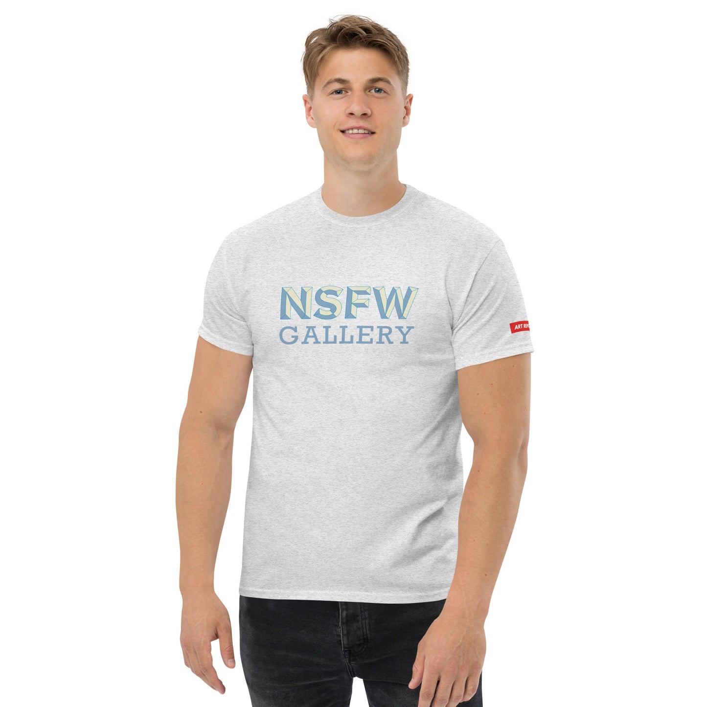 'NSFW Gallery' (Large Logo) Unisex Classic Heavyweight Tee