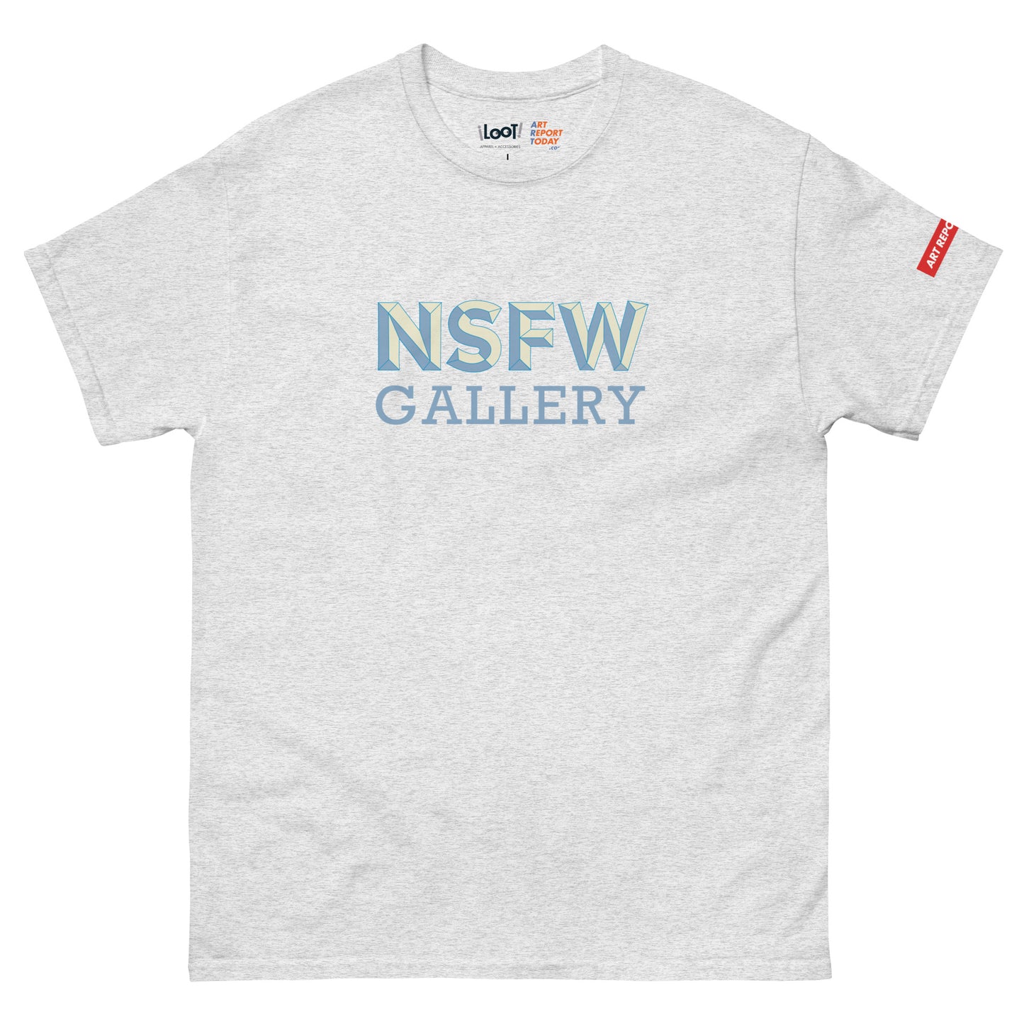 'NSFW Gallery' (Large Logo) Unisex Classic Heavyweight Tee