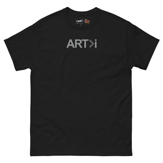 ART>i Unisex Classic Heavyweight Tee, 'Art Is Greater Than i'