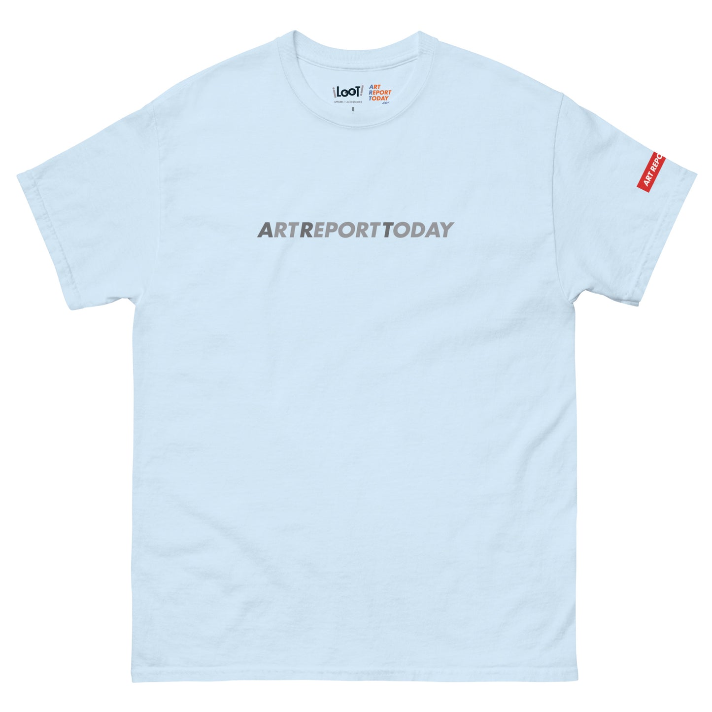 Art Report Today (Grey Logo) Unisex Classic Heavyweight Tee