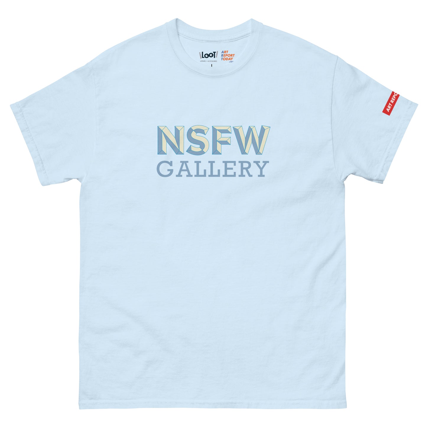 'NSFW Gallery' (Large Logo) Unisex Classic Heavyweight Tee