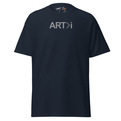 ART>i (Grey Logo) Classic Heavyweight Tee, 'Art Is Greater Than i'