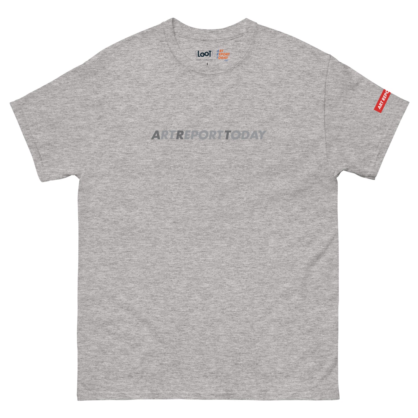 Art Report Today (Grey Logo) Unisex Classic Heavyweight Tee