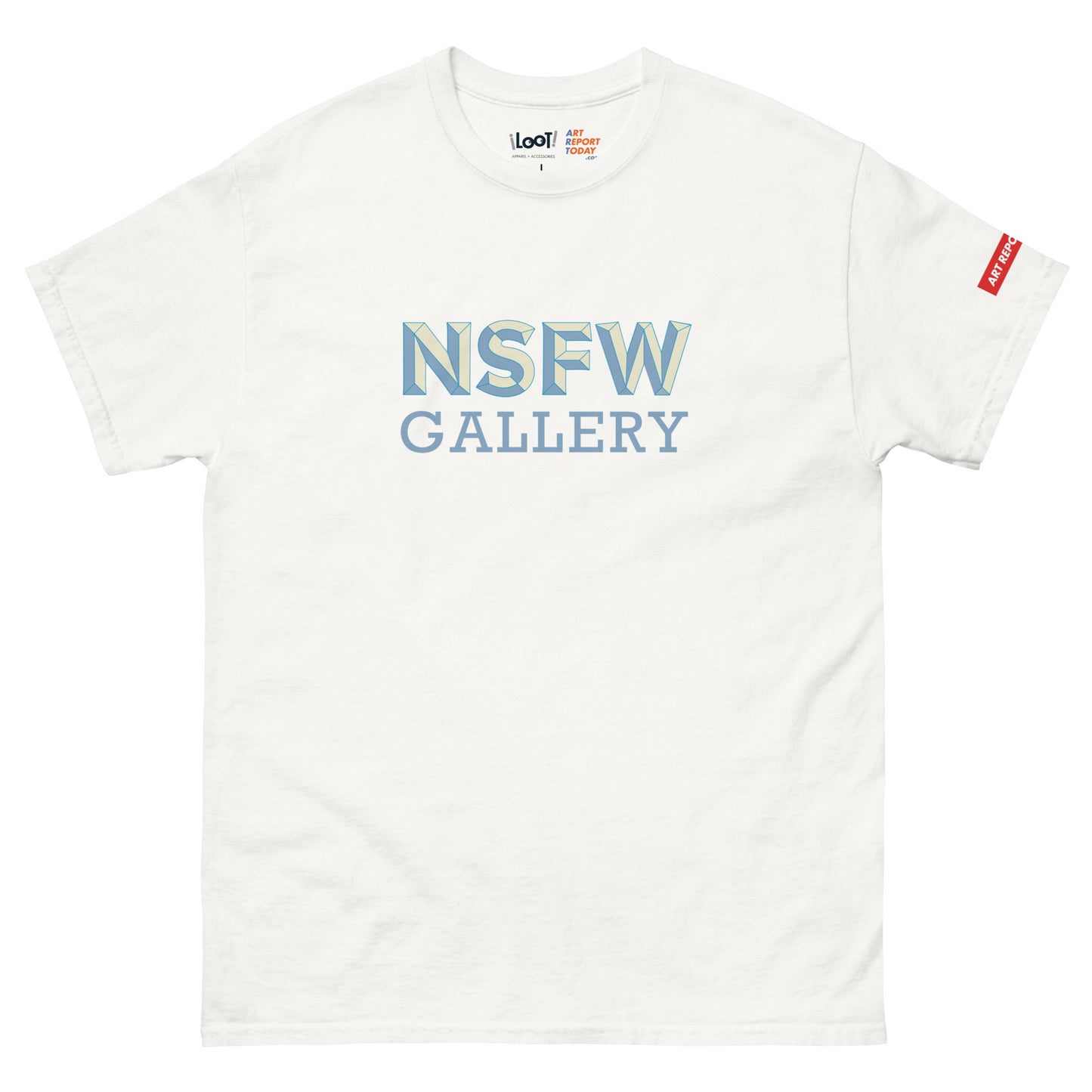 'NSFW Gallery' (Large Logo) Unisex Classic Heavyweight Tee