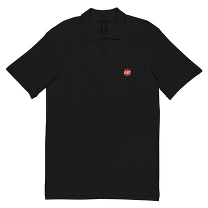 CircleART Unisex Pique Polo with Subtle Embroidery