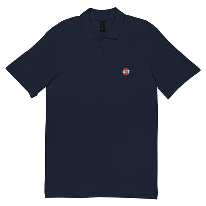 CircleART Unisex Pique Polo with Subtle Embroidery