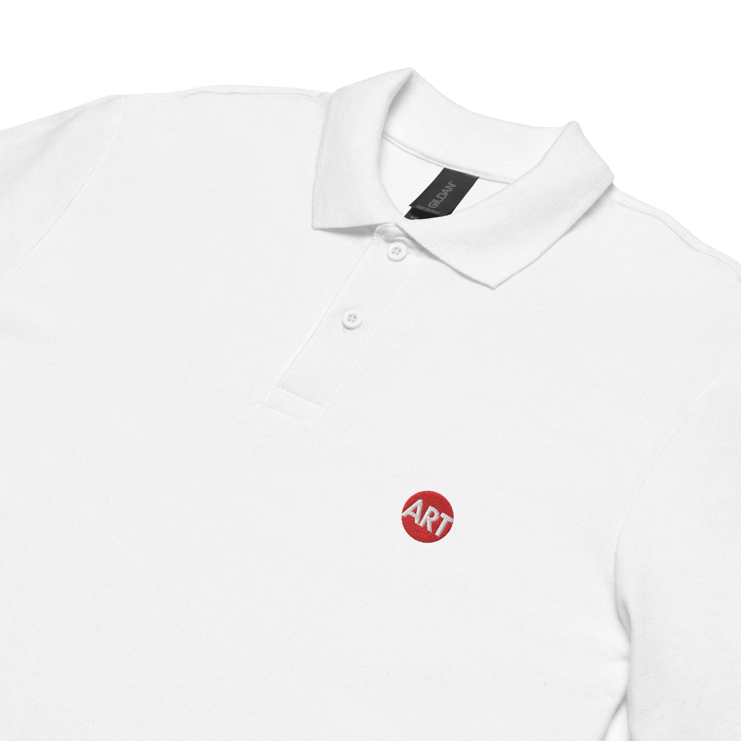 CircleART Unisex Pique Polo with Subtle Embroidery