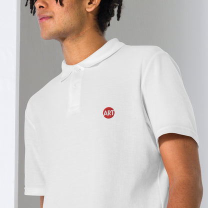 CircleART Unisex Pique Polo with Subtle Embroidery