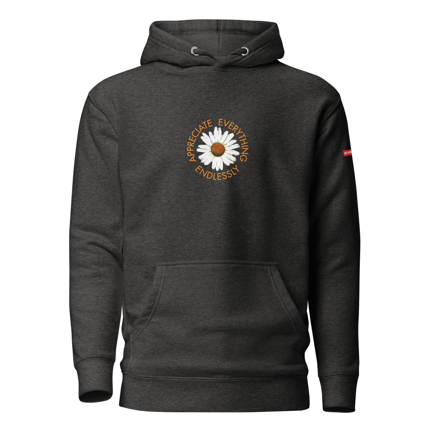 'Appreciate Everything Endlessly' Daisy Unisex Hoodie