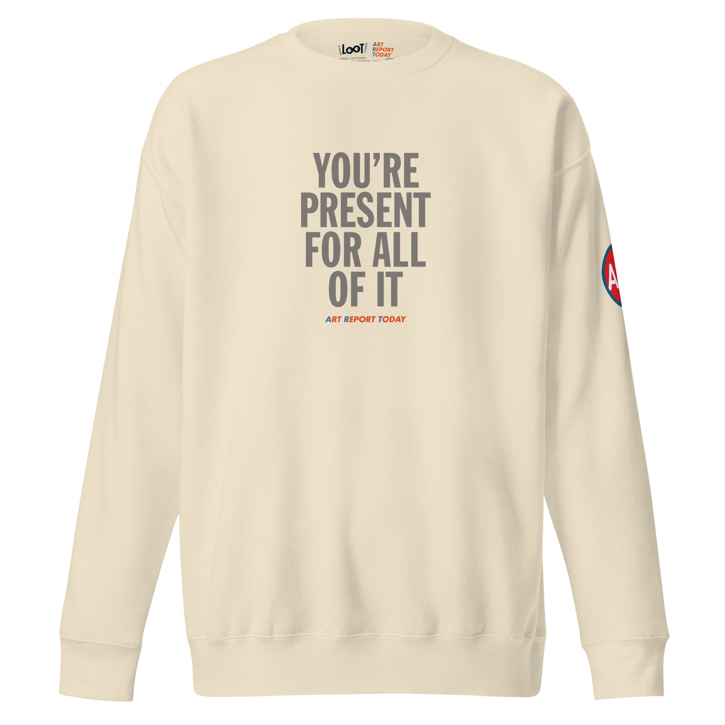 'You're Present For All of It' Unisex Premium Sweatshirt, Limited Edition