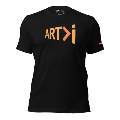 ART>i Unisex Fashion T-shirt (Art is Greater Than i)