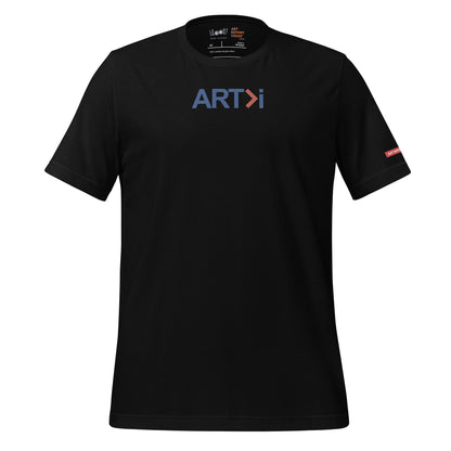 Unisex T-Shirt, ART Greater Than i (Blue-Red)