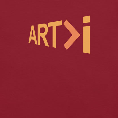 ART>i Unisex Fashion T-shirt (Art is Greater Than i)