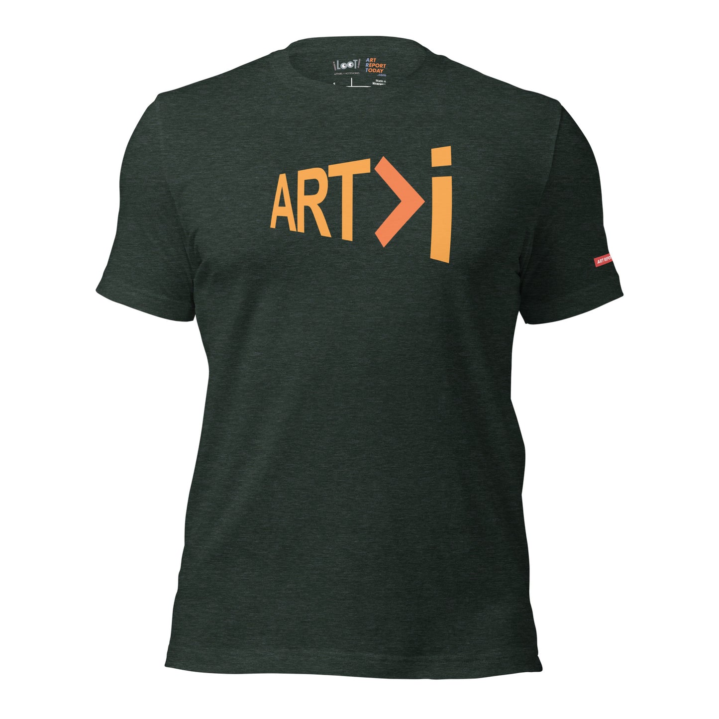 ART>i Unisex Fashion T-shirt (Art is Greater Than i)