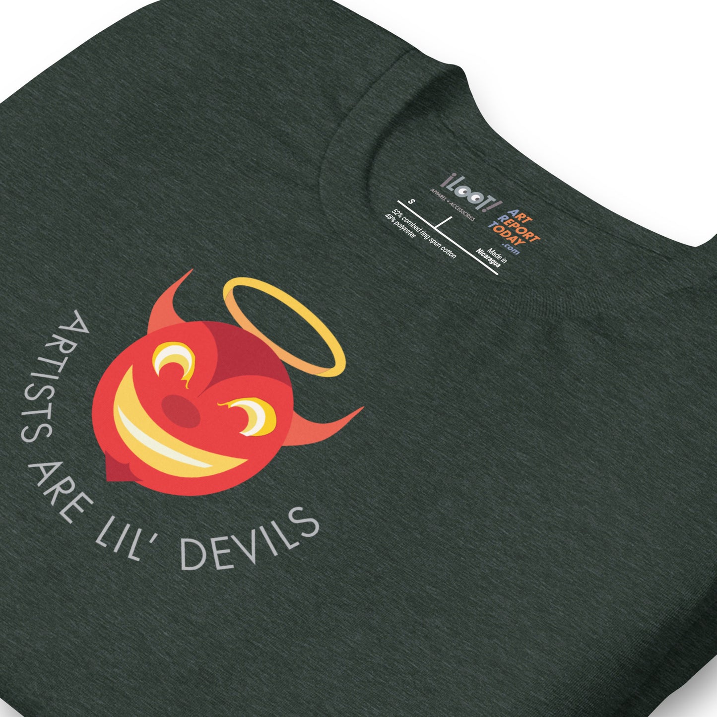 'Artists Are Lil' Devils' Unisex Fashion T-Shirt