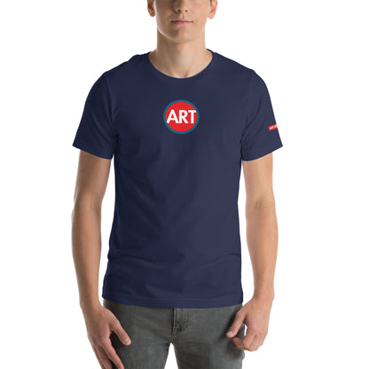 CircleArt (Red, White & Blue) Unisex Fashion T-Shirt