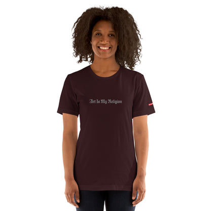 Art Is My Religion. Unisex Fashion Cut T-Shirt