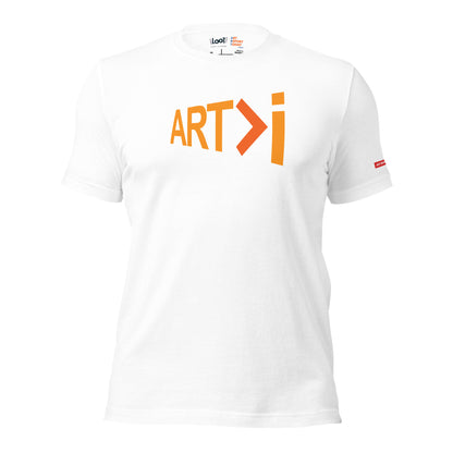 ART>i Unisex Fashion T-shirt (Art is Greater Than i)