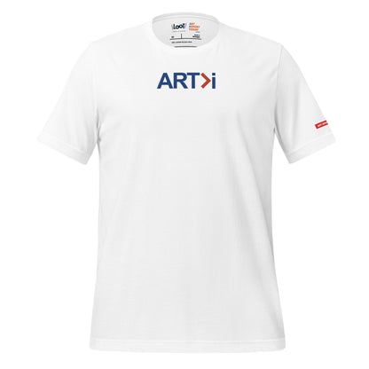 Unisex T-Shirt, ART Greater Than i (Blue-Red)