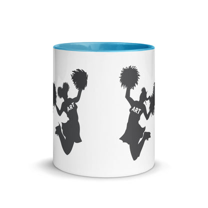 Art Cheerleaders Ceramic Mug with Your Custom Color