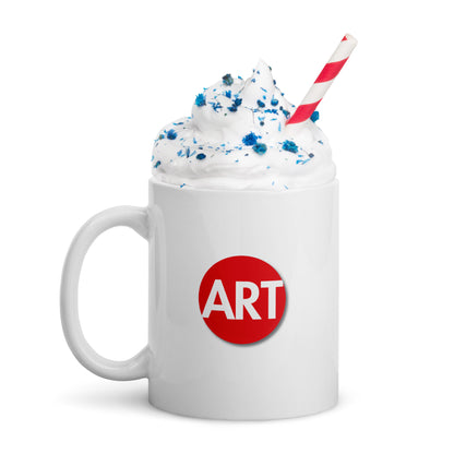 CircleArt White Glossy Mug